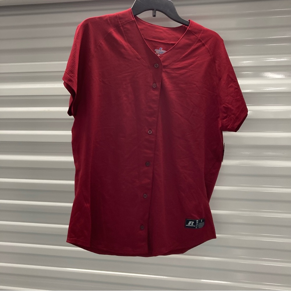 Russell Athletic Red Men's Jersey Shirt